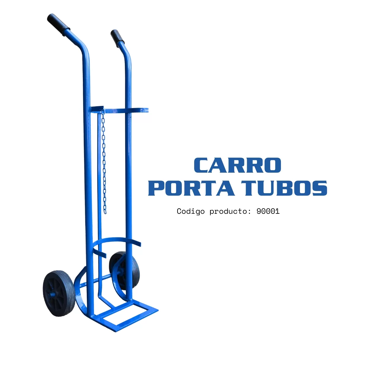 Carro transportador de tubo oxigeno - Imagen 2