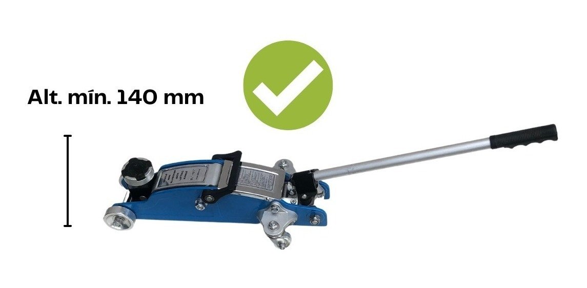 Crique Hidráulico Carrito 2 Tn Aluminio - Delfabro Srl - Imagen 2