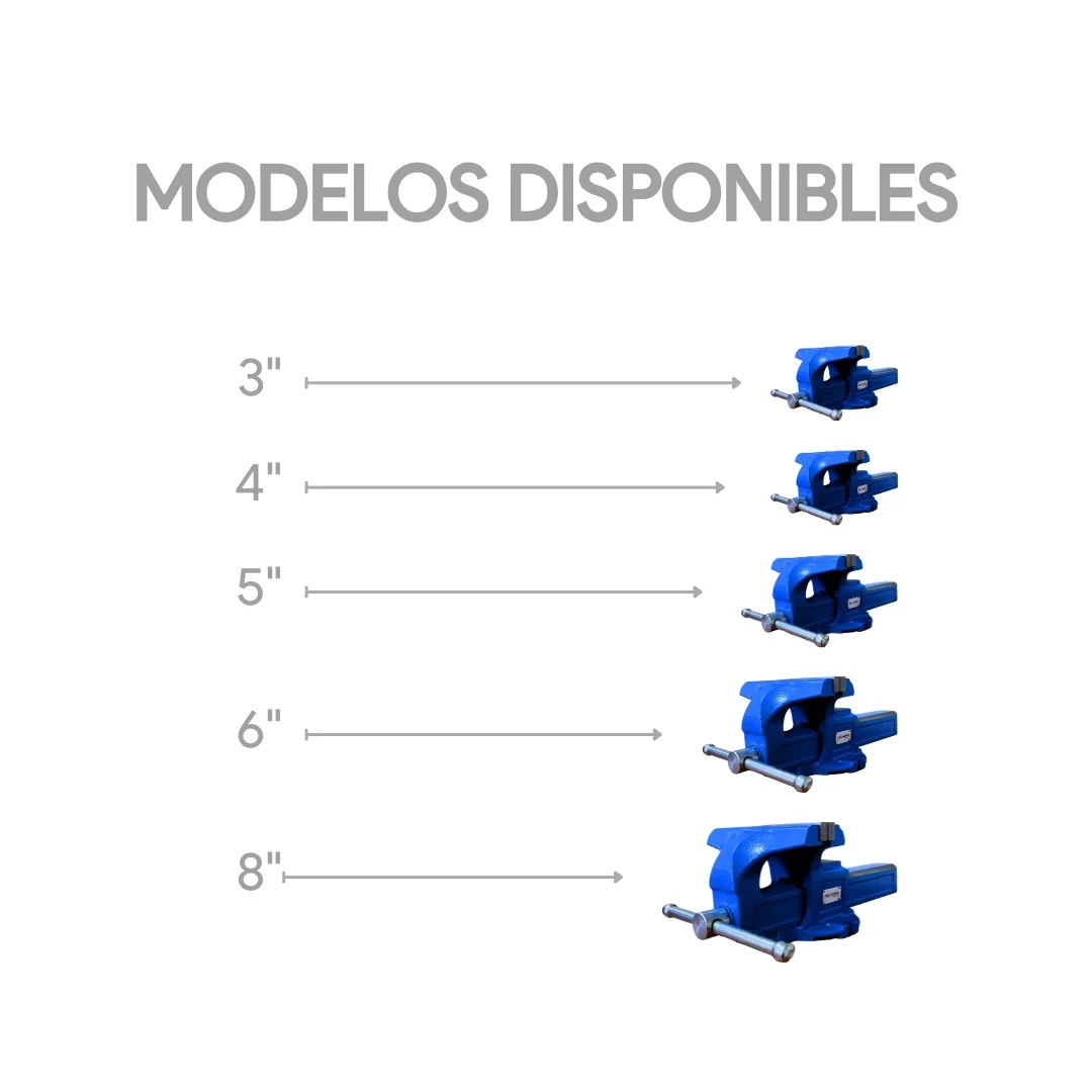 Morsa De Banco Con Yunque Profesional 4 Pulgadas - Imagen 4